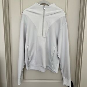 Women’s Athletic White Quarter Zip
